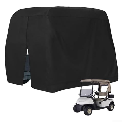 210D wasserdichte Golfwagen-Abdeckung, entworfen für Golfwagen mit erweitertem Dach, staubdicht und wetterbeständig, Outdoor-Abdeckung, schützt vor Regen und Schnee (L: 285 x 122 x 168 cm) von UTTASU