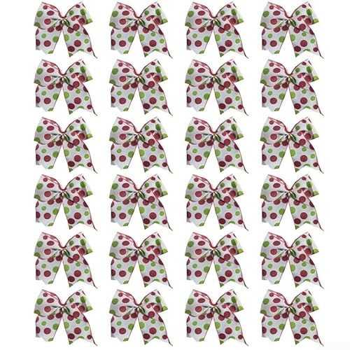 24-teiliges Weihnachtsfliegen-Dekorationsset für Kranz, Wand und Schreibtisch, Urlaubsdekoration, Polyester-Stoffornamente in Weiß, Grün und Khaki für Zuhause oder Büro, saisonale Displays (weiß) 24-teiliges Weihnachtsfliegen-Dekorationsset für Kranz, Wand und Schreibtisch, Urlaubsdekoration, Polyester-Stoffornamente in Weiß, Grün und Khaki für Zuhause oder Büro, saisonale Displays (weiß) von UTTASU