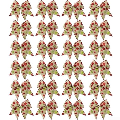 24-teiliges Weihnachtsfliegen-Dekorationsset für Kranz, Wand und Schreibtisch, Urlaubsdekoration, Polyester-Stoffornamente in Weiß, Grün und Khaki für Zuhause oder Büro, saisonale Displays 24-teiliges Weihnachtsfliegen-Dekorationsset für Kranz, Wand und Schreibtisch, Urlaubsdekoration, Polyester-Stoffornamente in Weiß, Grün und Khaki für Zuhause oder Büro, saisonale Displays von UTTASU