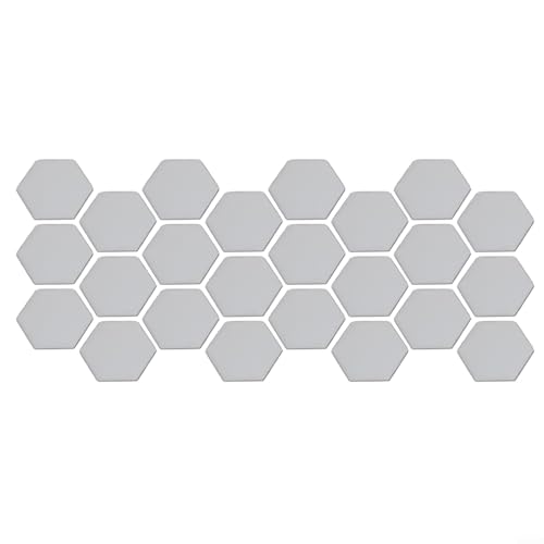 24pcs 3D Hexagon Spiegel Wandaufkleber Set für Home Dekoration Wohnzimmer TV Hintergrund Design von UTTASU