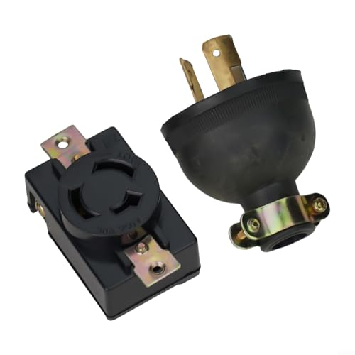 2KW Generator 3 Pin Socket for 168f/170f, AC250V, 30A, Strong and Reliable for Electrical Connections von UTTASU