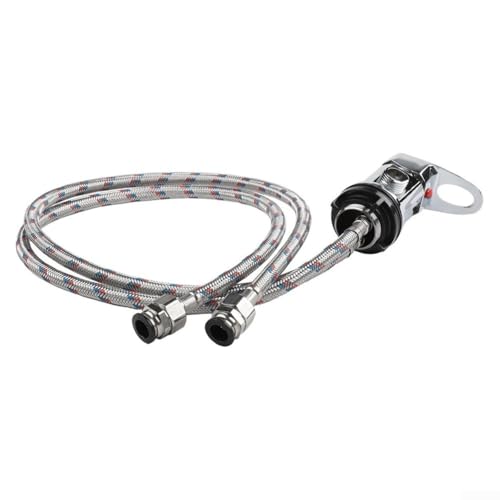 30,5 cm Edelstahl Wohnmobil Duscharmatur Auslass mit Einhebel-Mischbatterie für Heiß und Kalt und 12 mm Steckenden für Wohnmobile und Wohnmobile 30,5 cm Edelstahl Wohnmobil Duscharmatur Auslass mit Einhebel-Mischbatterie für Heiß und Kalt und 12 mm Steckenden für Wohnmobile und Wohnmobile von UTTASU