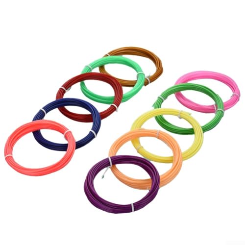 3D Printing Pen Filament ReFor Placement 1 75mm for PLA Wire Environmentally Friendly and for Various Applications (5M-10) von UTTASU
