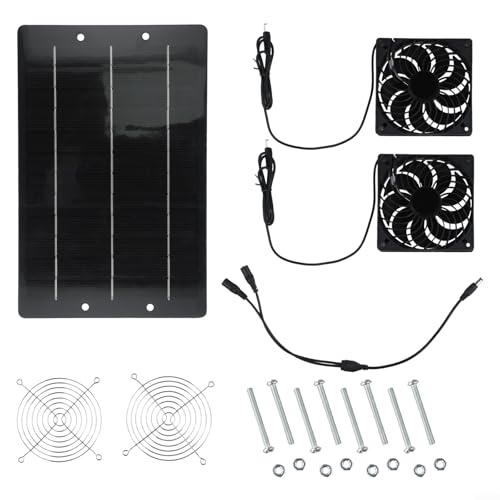 40 W Solarpanel-Ventilator für Gewächshäuser, Wohnmobile und Hauswirtschaftsräume Belüftung von UTTASU