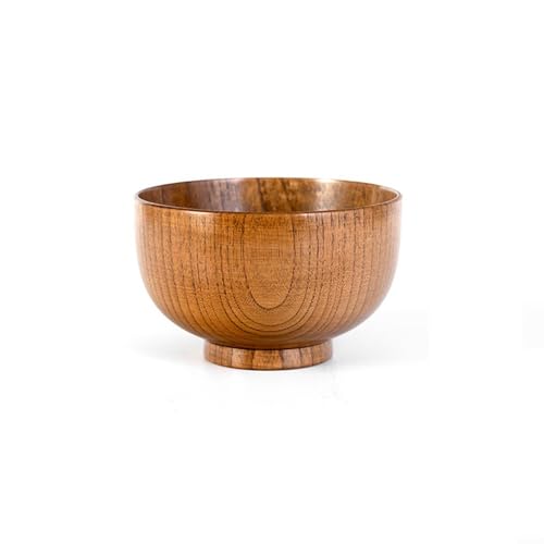 Ästhetische Attraktivität aus natürlichem Holz, perfekte Schale zum Servieren aller Arten von Mahlzeiten (13 cm) von UTTASU