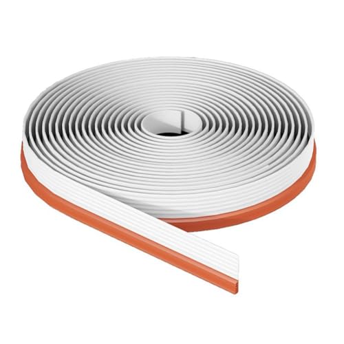 Abreißbares Design, Schiebefensterdichtungsstreifen mit einer Länge von 4 m aus Hochleistungs-TPE-Material für einfache Verwendung (weiß-orange) von UTTASU