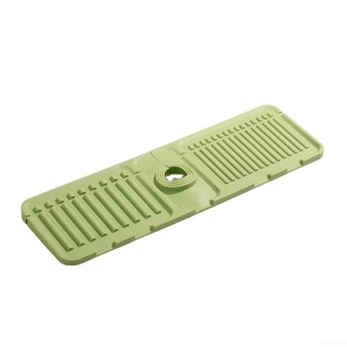 Abtropffläche für Küchenspüle, schützende Wassersammelmatte für Wasserhähne, eine praktische Lösung zur Vermeidung von Wasserschäden (Matcha-Grün) von UTTASU
