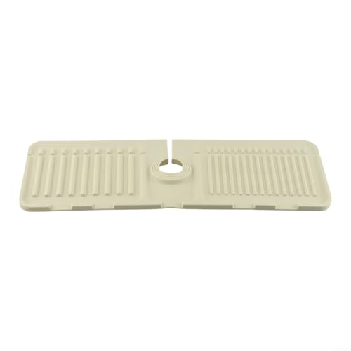 Abtropfmatte für Küchenspüle, schützende Wassersammelmatte für Wasserhähne, eine praktische Lösung zur Vermeidung von Wasserschäden (Zitronengelb) von UTTASU