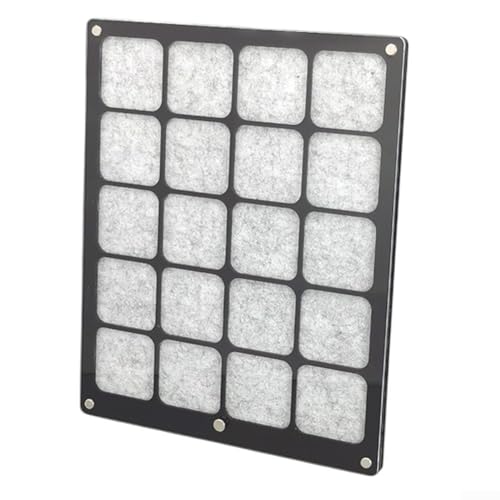 Acryl-Vitrine für Wand oder Tisch, entworfen, um Ihre Pins vor Beschädigungen zu schützen (weiß) von UTTASU