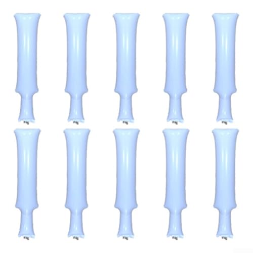 Cheering Props Aufblasbare Stäbe für Spieltag, Konzerte und Sportveranstaltungen, Weiß, 10 Stück Cheering Props Aufblasbare Stäbe für Spieltag, Konzerte und Sportveranstaltungen, Weiß, 10 Stück von UTTASU