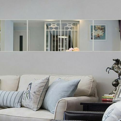 Chic 6 Stück Acryl-Spiegelfliesen-Aufkleber für innovative Heimdekorationsideen und Designs Chic 6 Stück Acryl-Spiegelfliesen-Aufkleber für innovative Heimdekorationsideen und Designs von UTTASU