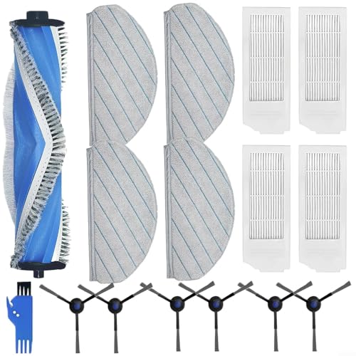 Cleansing Essentials Paket mit Hauptbürste, Filter, Wischmopp-Pads, maßgeschneidert für Ecovacs For Deebot Cleansing Essentials Paket mit Hauptbürste, Filter, Wischmopp-Pads, maßgeschneidert für Ecovacs For Deebot von UTTASU