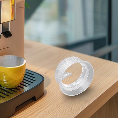Coffee Lovers' Choice Zuverlässiger Mokkakopf-Dosierring zur Verbesserung der Espresso-Konsistenz (transparent, 90 mm) von UTTASU