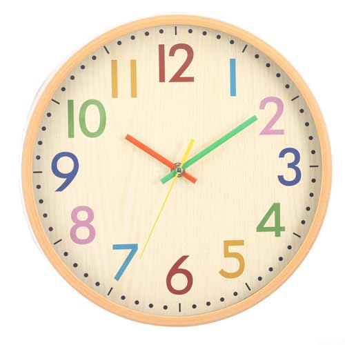 Dekorative Wanduhr mit geräuschlosem Mechanismus für Wohnzimmer oder Büro von UTTASU