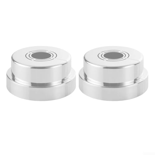 Dekorative Wasserhahnabdeckungen für 1/2 & 3/4 Wasserhähne verbessern die visuelle Attraktivität und schützen vor Staub (weiß) von UTTASU