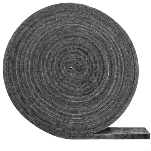 Dichtung für Grillöfen, Filz, schwer entflammbar, selbstkompatibel mit Rauchern, verhindert Rauchaustritt für effizientes Grillen (1 Stück) von UTTASU