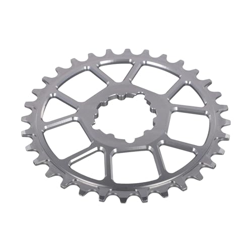 Direct Mount Ultraleichtes Kettenblatt, ideal für Mountainbiking und Trail Riding Anwendungen (36T Schwarz) von UTTASU