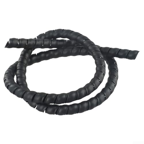 Drahtschutz Spiralgewickeltes Kabel-Management-Rohr, 1 Meter Länge, PP-Material, flexible Hülse zum Organisieren und Schützen von elektrischen Kabeln (D10 mm) von UTTASU