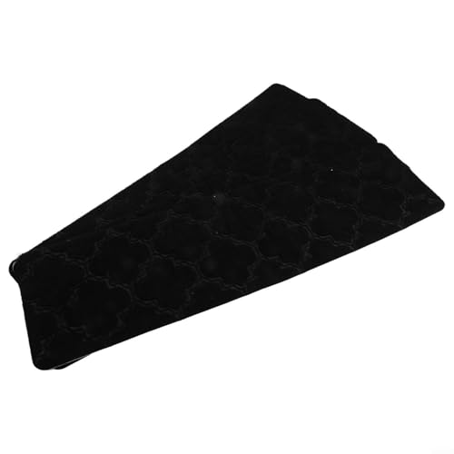 Easy Care Solution 4er-Pack anpassbare, rutschfeste TPR-Stufen-Teppiche für die Familie für Sicherheitsbedürfnisse (schwarz) von UTTASU