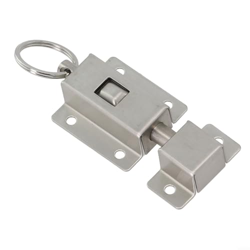 Edelstahl für RingPull Türriegel, stabiler Riegel zur effizienten Sicherung von Toren und Schränken von UTTASU