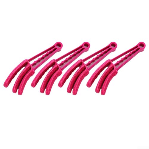 Efficient Dusting Solution Mikrofaserbürste mit 3 Zinken zur Reinigung von Jalousien (rot) von UTTASU