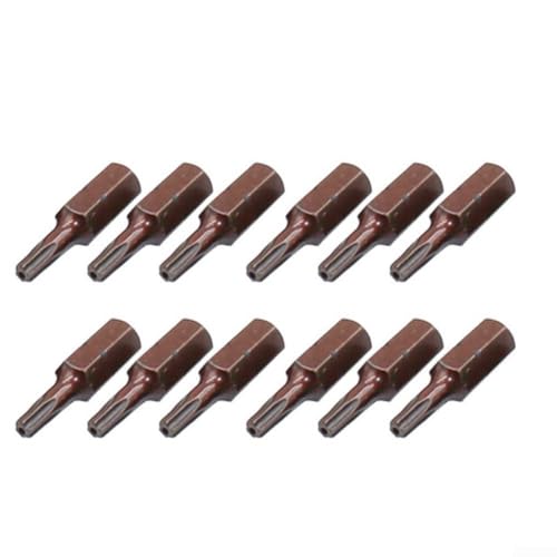 Efficient For Torx Screwdriver Bits Set of 12 with Magnetic Design, Perfect for Electric and Hand Screwdrivers, Fits Hex Shank Size 6 35mm () von UTTASU
