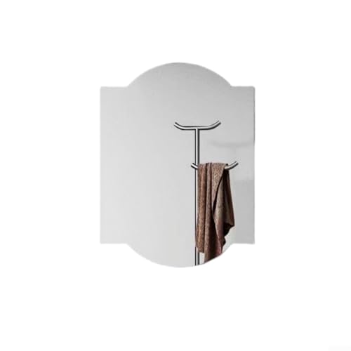 Einzigartiger, unregelmäßiger dekorativer Wandspiegel für Schminktisch oder Wohnzimmer, hochauflösendes und elegantes Design (30 x 40 cm) von UTTASU