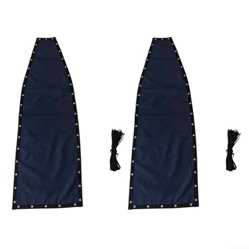 Ersatz-Sitztuch für Textilene Hängeschaukelstuhl mit Konstruktion und genauer Größe 64 x 197 x 23 cm, geeignet für Entspannung drinnen oder draußen (2 Stück ohne Taschen) von UTTASU