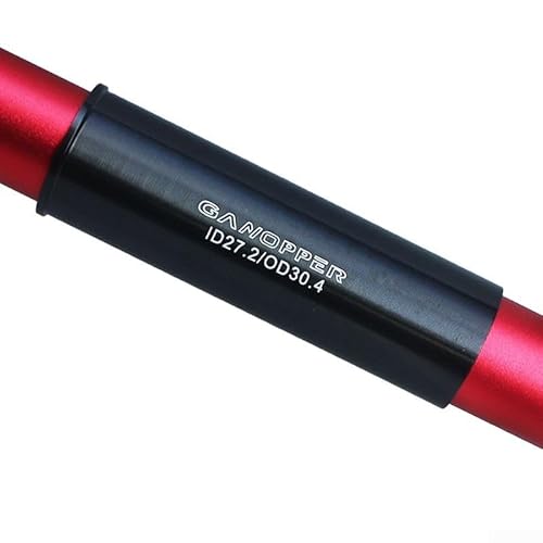 Fahrradsattelstützen-Adapter aus Aluminiumlegierung für verschiedene Größen, Pfosten-Unterlegscheiben-Rohrhülse, Reduzierstück für perfekte Passform (27,2 bis 30,4) von UTTASU