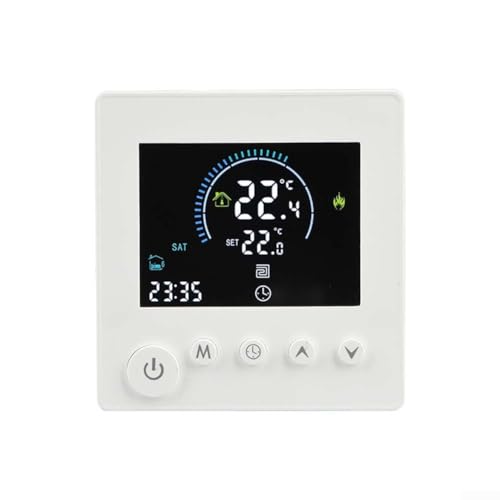 Für Tu-ya Smart Wi-Fi Thermostat Programmierbarer Temperaturregler Elektrisch (Weiß2) von UTTASU