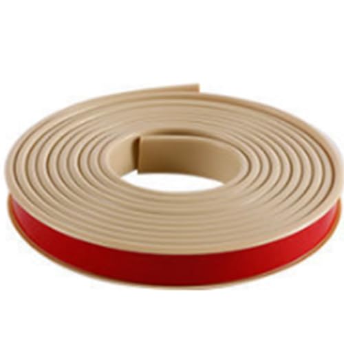 Gummikantenstreifen 1M, U-förmiges Design für Möbelschutz, für stabile und starke Verklebung (beige 12mm) von UTTASU