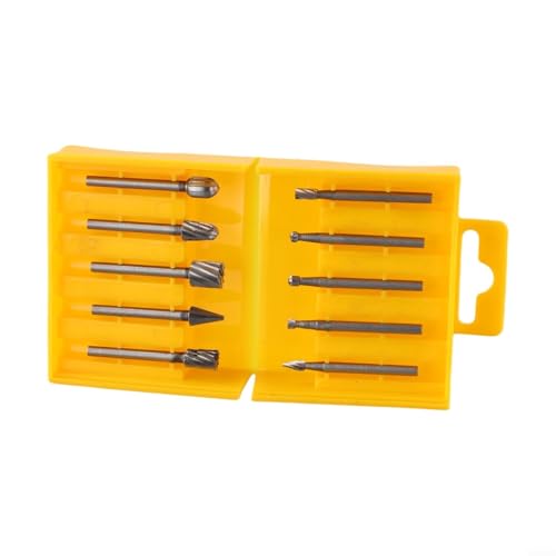 HSS Frässtifte Set 10 Stück Holzbearbeitungsfräser für Handwerk und Modellbau HSS Frässtifte Set 10 Stück Holzbearbeitungsfräser für Handwerk und Modellbau von UTTASU