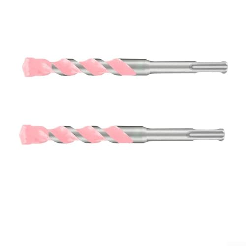 Hammerbohrer-Set, 200 mm lang, SDS-Schaft für Mauerwerk und Beton, mit Hartmetallspitzen, 2 Stück von UTTASU