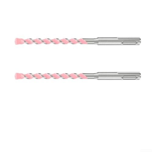Hammerbohrer-Set, 200 mm lang, SDS-Schaft für Mauerwerk und Beton, mit Hartmetallspitzen, 2 Stück von UTTASU