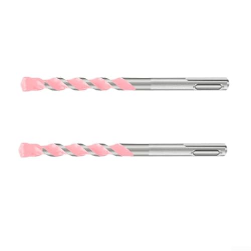 Hammerbohrer-Set, 200 mm lang, SDS-Schaft für Mauerwerk und Beton, mit Hartmetallspitzen, 2 Stück von UTTASU