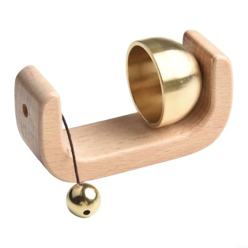 Handgefertigtes magnetisches Tür-Windspiel mit reinem Kupfer für Ring für Kühlschrankmagnet, erzeugt ruhige Klingelgeräusche und dient als praktische Erinnerung an die Tür (A) von UTTASU