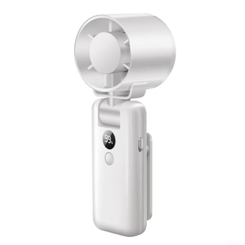 Innovativer tragbarer Handventilator mit benutzerfreundlicher Steuerung und Schnellladefunktion (weiß) von UTTASU