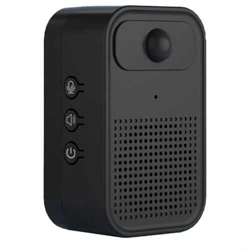 Intelligente Induktions-Türklingel mit anpassbaren Grüßen, 400/1500 mAh wiederaufladbarer Willkommens-Türsensor, einstellbare Lautstärke, 30 Melodien, für Zuhause, Geschäft, Gesundheitswesen (schwarz, von UTTASU