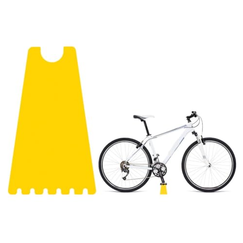 Klappbarer Fahrradständer, transparent, Parkhalterung für Mountainbikes, kompaktes Design (gelb) von UTTASU