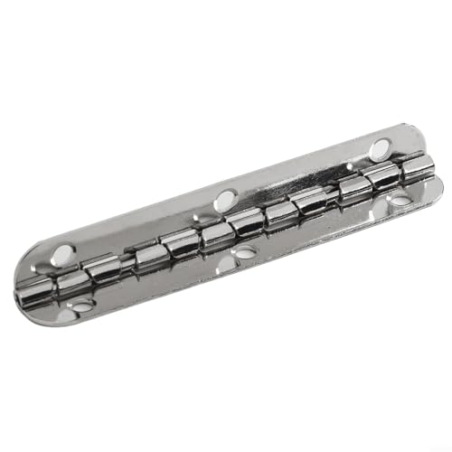 Klappscharniere für Holz-Schmuckschatullen und Bastelprojekte, praktisches Zubehör für kleine Box-Dekoration (65 mm, 90° Silber), 10 Stück von UTTASU