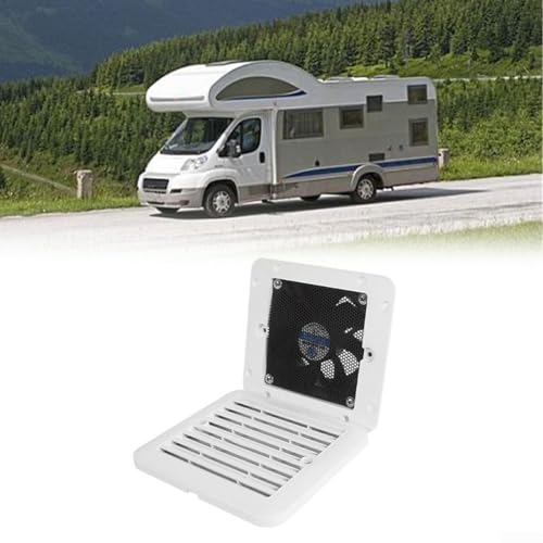 Kompakter Wohnmobil-Abluftventilator für verbesserte Luftzirkulation in Anhängern und Wohnmobilen, flüsterleiser Betrieb (weiß) von UTTASU
