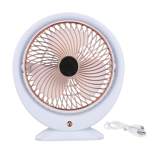 Leichter Desktop-USB-Ventilator mit spezieller Airflow-Design-Lösung zum Lernen oder (USB - Gold) von UTTASU