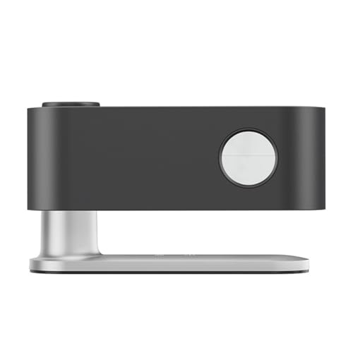 Leiser Aromatherapie-USB-Diffusor mit realistischer flackernder Flamme für Zuhause, Büro, Raumluftbefeuchter und ätherisches Öl Diffusor mit Nachtlicht (Schwarz) von UTTASU