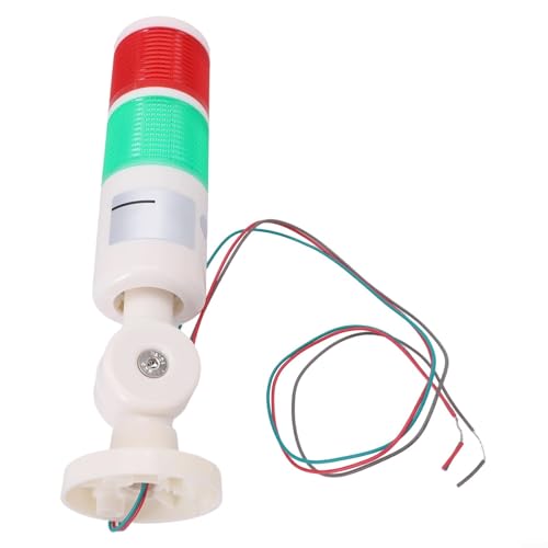 Lichtdurchlässiger Lampenschirm LED Alarm Signal Tower Licht für automatisierte Systeme 12 24V (BEM-X-50-2T-D) von UTTASU