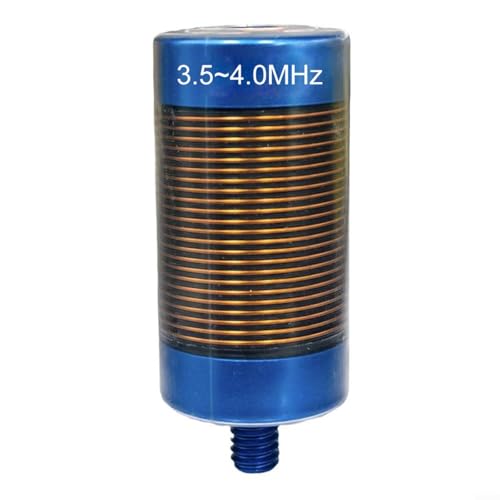 MA12 Tragbare Kurzwellen-Antennenspule 3 5 MHz 100 W Edelstahl Zubehör für G-P-Antenne Performance Upgrade (blau) von UTTASU