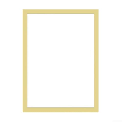 Magnetischer Schilderhalter für doppelseitigen Präsentationsrahmen für Büro und Restaurant (Gold) von UTTASU