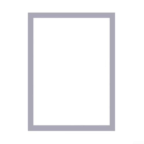 Magnetischer Schilderhalter für doppelseitigen Präsentationsrahmen für Büro und Restaurant (Silber) von UTTASU