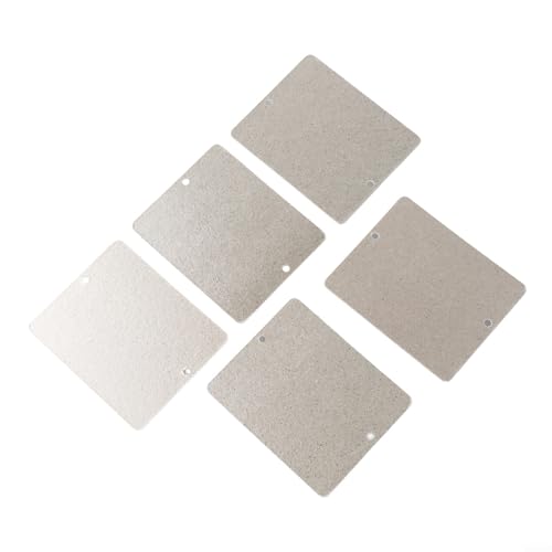 Mikrowellen-Wellenleiter-Abdeckungs-Ersatz-Set, 5 Stück, Glimmerplatten für WB34X21271, kompatibel mit Modellen AP5791399 3026729 PS8754952 Mikrowelle von UTTASU