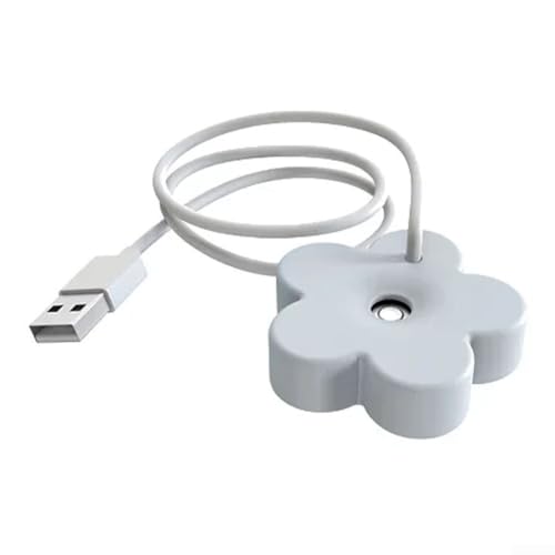 Mini-USB-Luftbefeuchter für den Desktop-Einsatz mit Aromatherapie-Diffusor für ätherische Öle, flüsterleiser Motor, tragbares und kompaktes Design für Büro oder Zuhause (A) von UTTASU