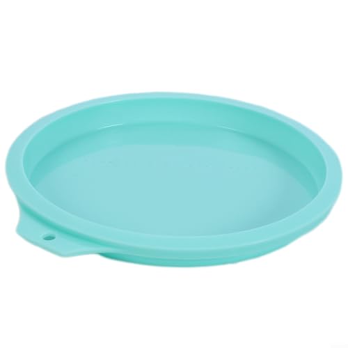 Müheloses Backen mit runder Silikonschicht Kuchenform perfekt für verschiedene Rezepte (15,2 cm grün) von UTTASU